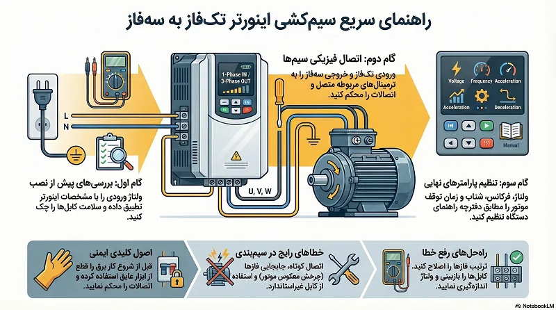 ایمنی در سیم کشی اینورتر